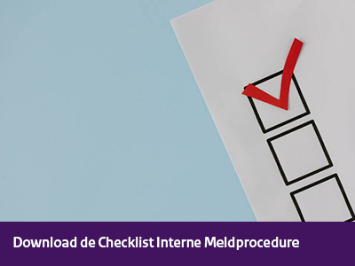 Checklist meldprocedure